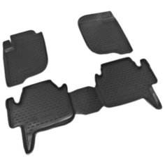 Комплект ковриков салона ELEMENT NLC.35.20.210 для Mitsubishi Pajero Sport 4 шт. черный
