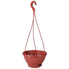 Кашпо Альтернатива подвесное с поддоном Мирабель 21,7 х 12 см коричневый Alternativa