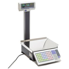 Весы торговые Штрих принт М 4.5 М 15-2.5 Д1И1, серый