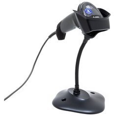 Сканер штрих кодов Zebra DS2208 с подставкой, темно-серый Зебра