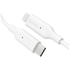Кабель Hama Mfi 00183295 USB Type-C (m)-Lightning (m) 1 м, белый