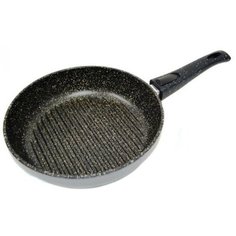 Сковорода гриль 26см.съем.руч. б/кр Горница