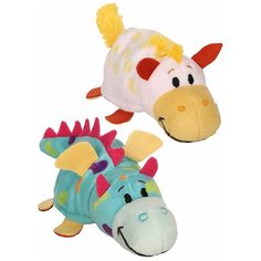 Мягкая игрушка 1 TOY Вывернушка Ням-Ням Единорог-Дракон с ароматом 12 см