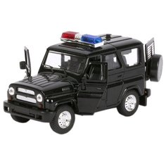 Внедорожник ТЕХНОПАРК УАЗ Hunter Служебный (31514-6) 1:43, черный