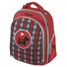 DeVente Ранец Step Скотч-терьер Blacky, красный