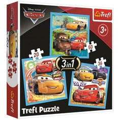 Trefl Пазл Trefl 20х36х50 деталей: Подготовка к гонке