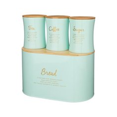 Набор AGNESS"MEADOW" хлебница 2 В 1 34*18*20СМ банка Д/сыпучих 11*14СМ 3ШТ 790-245 Lefard