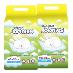 Пеленки Joonies 60x90 10 шт, 2 упаковки