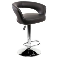 Стул Woodville Rim, металл/искусственная кожа, цвет: черный