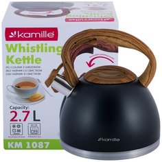 Чайник Kamille из нержавеющей стали со свистком Kamille KM-1087 (2,7 л.)