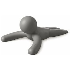 Стоппер дверной Buddy серый Umbra