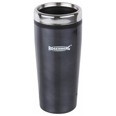 Термокружка ROSENBERG RSS-415003, 0.48 л черный