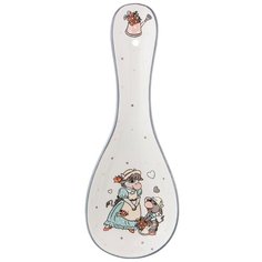 Подставка под ложку Agness Муу, Ля Мур 26х9,5 см, высота 2 см (490-400)