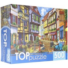 Пазл Рыжий кот Европейская улочка (ХТП500-6824), 500 дет.