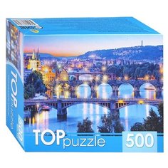 Пазлы Рыжий кот 500 деталей, TOPpuzzle "Итальянские мосты" (КБТП500-6807)
