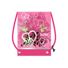 МО-28с Любовь и мир мешок для обуви 1 отделения 370х470 мм Оникс