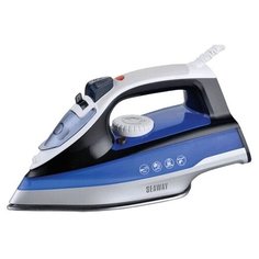 Утюг электрический IRIT-2227 (2200Вт, керамическое покрытие) серый\синий