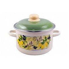 Кастрюля эмал цил 2,0л Citrus ТМ Appetite