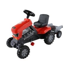 52681 Каталка-трактор с педалями "Turbo" с полуприцепом Полесье