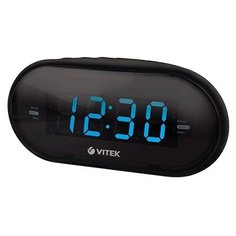 Радиочасы VITEK VT-6602 диспл.1,2``, цвет символов белый, таймер, цифровой тюнер
