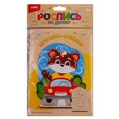 LORI Роспись по дереву Игрушка-сувенир Мишка путешественник (Фнр-008)