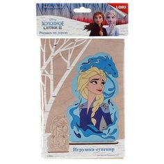 LORI Роспись по дереву Игрушка-сувенир Disney Холодное сердце-2 Прекрасная Эльза (Фнд-002)