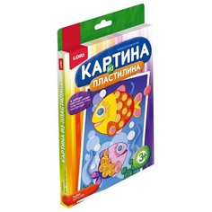 Пластилин LORI Картина из пластилина - Рыбки (Пз/Пл-005)
