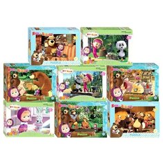 Пазлы Step Puzzle 80 деталей "Маша и Медведь-2" (Анимаккорд) (77162)