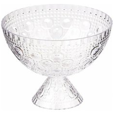 Альтернатива Ваза для фруктов Богема М1025 18.5 х 18.5 х 14 см прозрачный Alternativa