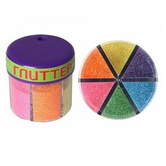 Глиттер для декора с дозатором №1, 60 грамм, яркие цвета (6 цветов) Альт