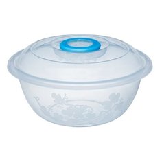 Таз мерный Изобилие 4 литра / контейнер для хранения 49,7 см прозрачный с крышкой Эльфпласт Elfplast