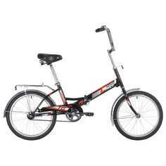 Велосипед складной Novatrack "TG30" (цвет: черный, 20")