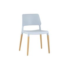 Стул BISTRO, серо-голубой с деревян. Ножками (комплект 4 стула) Stool Group