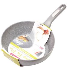 Сотейник 26 см с мраморным покрытием из кованного алюминия Kamille KM-4293GR (Ø26,5х8 см)