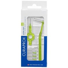 Межзубный ершик Curaprox CPS 011 Prime Start с держателем UHS 409 и UHS 470