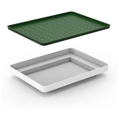 Лоток для полива растений Oasis Tray белый Qualy