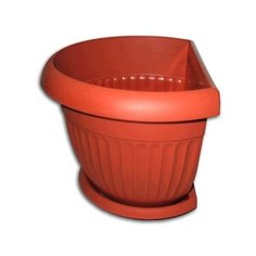 Кашпо настен.Ливия 220мм терракот.М3111 (пластик) Idea (М Пластика)