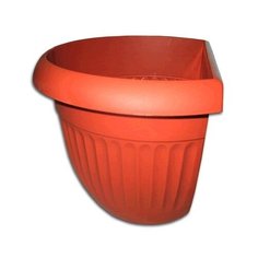 Кашпо настен.Ливия 260мм терракот.М3112 (пластик) Idea (М Пластика)