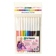 Стамм ФА423 Фломастеры в подвесе 10цв. Алиса