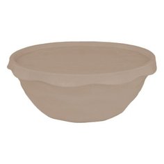 Салатник Brilliante 0,75л с крышкой какао GR1832КФ (пластик) Nice&Price