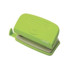 Дырокол 10л, deVENTE "Neon" пластиковый с линейкой, в картонной коробке, зеленый 4020325