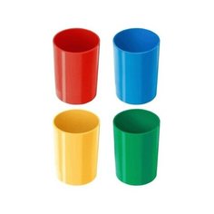 Стакан для школьных принадлежностей ассорти СТАММ СН01