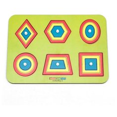 WoodlandToys Вкладыши Монтессори «Паутинка 3»