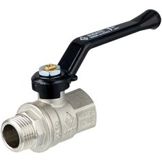 Кран шаровый Bugatti New Jersey 915 муфтовый (ВР/НР), латунь Ду 15 (1/2")