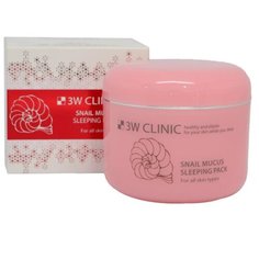 3W Clinic Ночная маска Snail Mucus Sleeping Pack