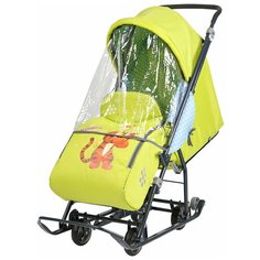 Санки-коляска Nika Disney baby 1 Тигра лимонный