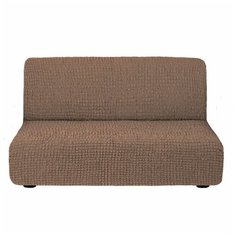 Чехол на 3х-местный диван без подлокотников кофейный Venera
