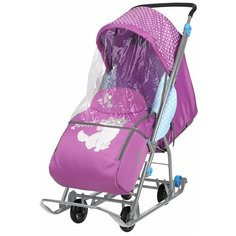 Санки-коляска Nika Disney baby 1 Мари орхидея