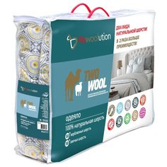 Одеяло two wool овечья шерсть, верблюжья шерсть евро эльф