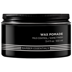 Redken Brews Помада-воск для укладки и блеска Wax Pomade, слабая фиксация, 100 мл